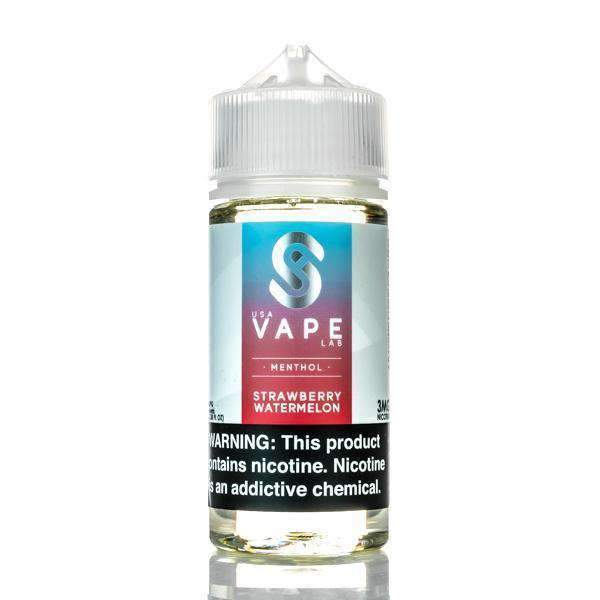 USA VAPE LAB - STRAWBERRY WATERMELON MENTHOL - 100ML