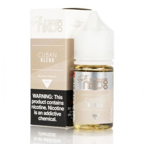 CUBAN BLEND - NKD100 SALT E-LIQUID - 30ML