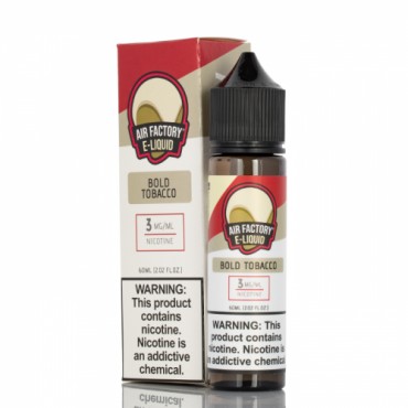 BOLD TOBACCO - AIR FACTORY E-LIQUID - 60ML