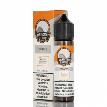 TOBACCO - AIR FACTORY E-LIQUID - 60ML