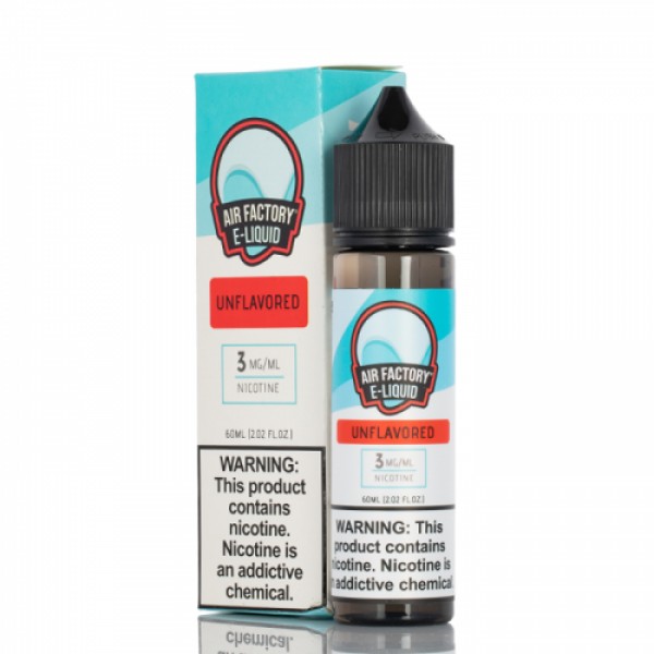 UNFLAVORED - AIR FACTORY E-LIQUID - 60ML