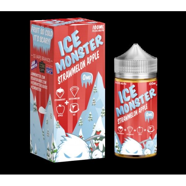 StrawMelon Apple by Jam Monster Ice 100ml