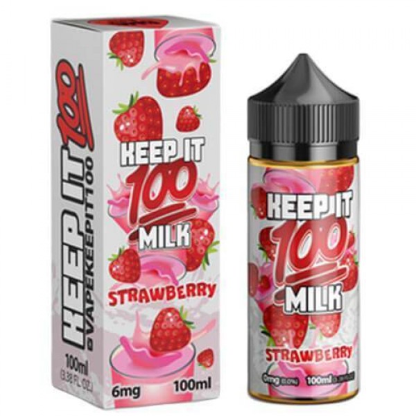 Strawberry Milk by Keep It 100 E-Juice 100ml